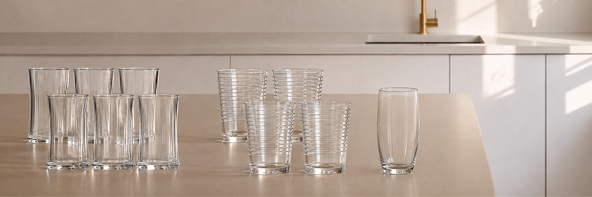 vasos para tomar agua