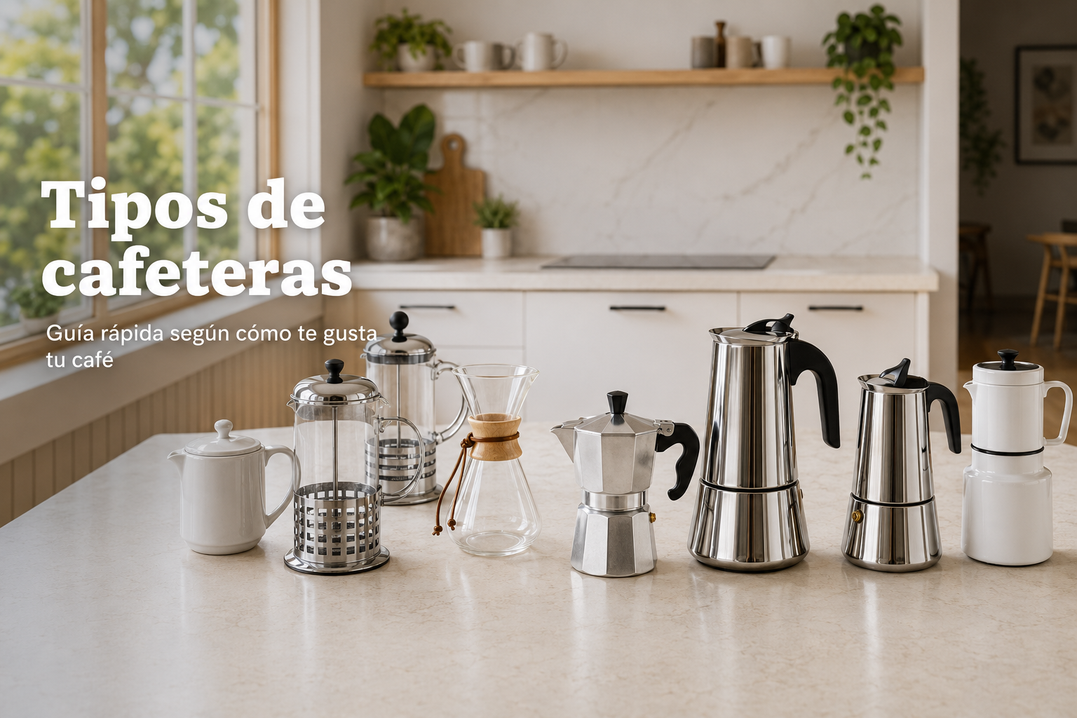tipos de cafeteras