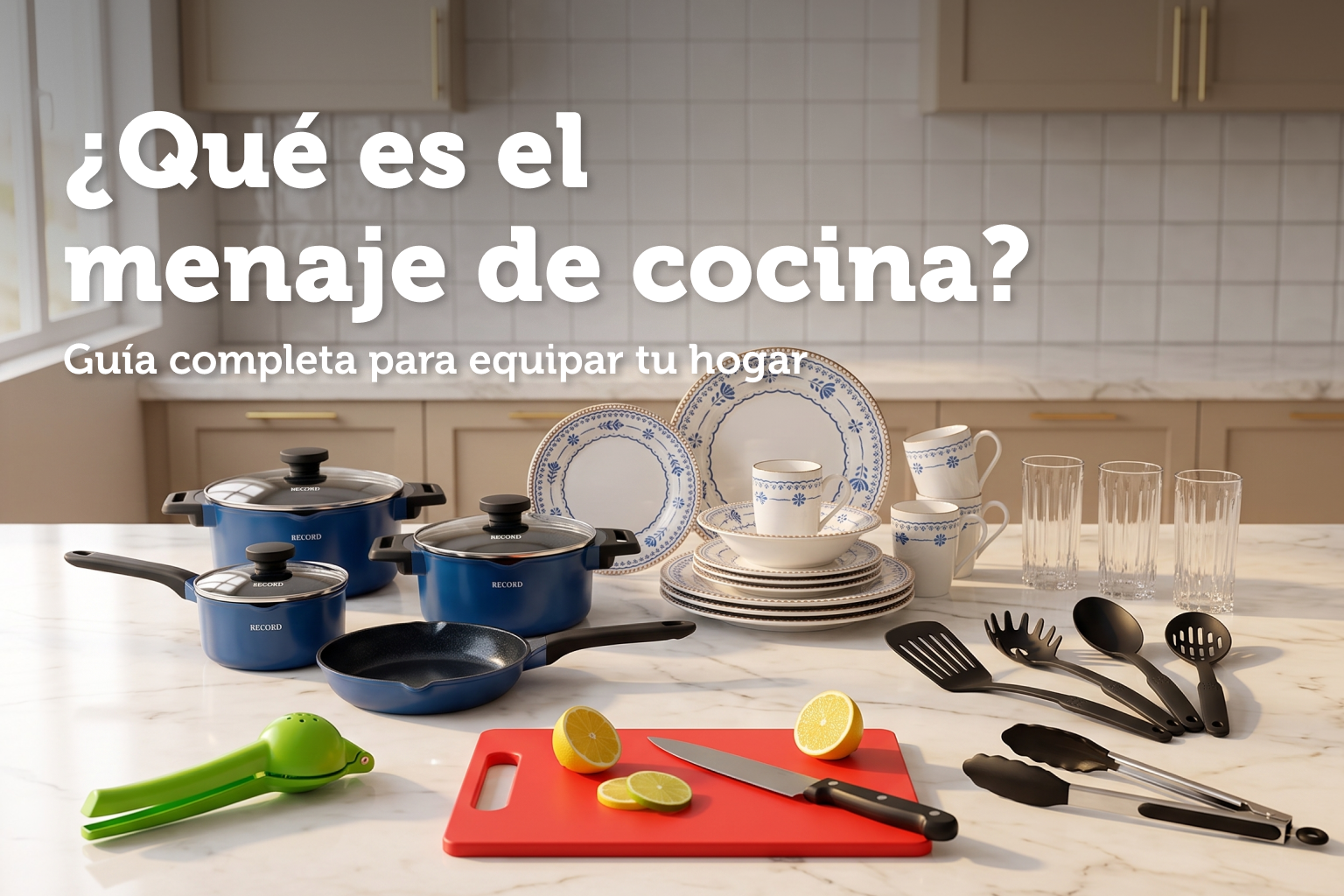 menaje de cocina